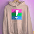 Polysexual Pride Flag Exclamation Point Hoodie